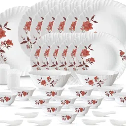 Pack of 35 Opalware Super White and Light, 100% Hygienic break resistance Dinner Set-3