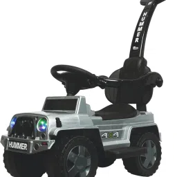 Hummer Plus Kids Car With Parental Handle Car Non Battery Operated Ride On-16