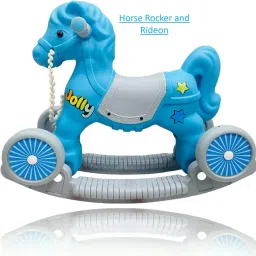 PLASTIC JOLLY HORSE Non Battery Operated Ride On-image-45