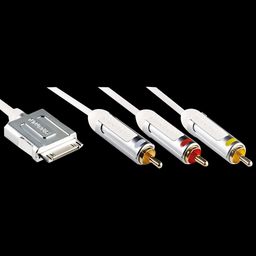 PROFIGOLD PROI2302 PVC 2 Meter Dock Connector to RCA Audio & Video AV Cable (Multiple Cable Shielding, Blue)-11