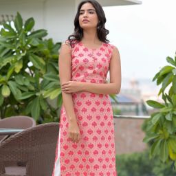 Women Printed Viscose Rayon Straight Kurta-image-42