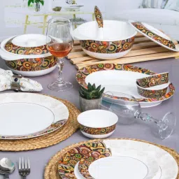 Pack of 31 Melamin Dinner Set Dora - Tribal Paiely Dinner Set-10