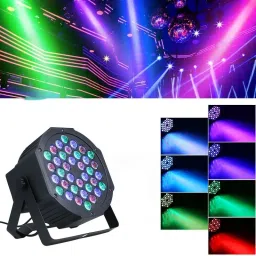 maverick led 36 LED PAR Light:Professional Stage Lighting Fixture with RGB Color DMX Control. Single Disco Ball image 4
