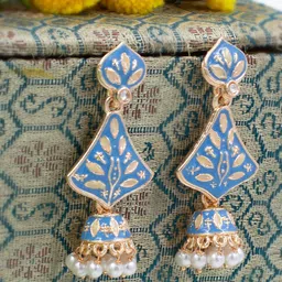 PRIVIU Classic Jhumkas Earrings-43