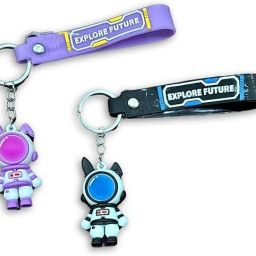 Cute Astronaut Keyrings Combo |Stylish Bag & Bike Accessory | For Kids & Adults| Key Chain-image-54