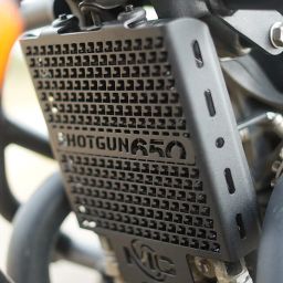 RADIATOR GUARD BLACK FOR SHOTGUN 650 Bike Radiator Guard-image-67