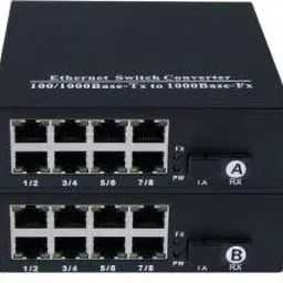 RAMEX Fiber to Ethernet Converter 10/100Mbps 8 Port RJ45 to 1000Mbps SC 20KM 1 Ports 1000 Mbps Network Switch-picture-16