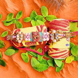 Designer Rakhi Brother and sister Assorted Rakhi Set-14