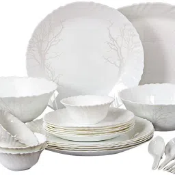 Pack of 33 Opalware Imperial Winter Frost Opalware 33 Pcs Dinner Set-image-78
