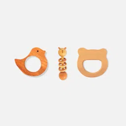 Bird, Bunny Head & Dumbbell Rattle for Infants Rattle-image-45