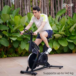 cult SmartSpinVolt Spin Bike | 10Kg Flywheel | 140kg Max Weight | Magnetic Resistance Spinner Exercise Bike-picture-31