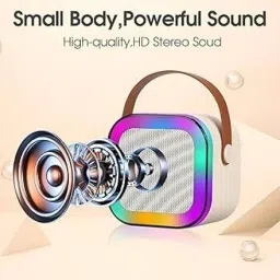 TECHMAZE Latest YD-668 Ultra 3D Sound Wireless Bluetooth Speaker with Mic K12 5 W Bluetooth Speaker image 2