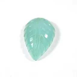 Sky Blue Onyx Carved Ovals 9.8ct stone Regular Angular Crystal Stone-image-30