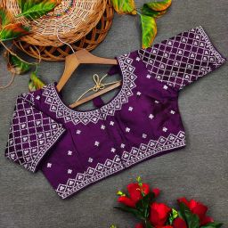 Round Neck Women Blouse-image-8