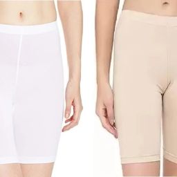 Pack of 4 Solid Women Multicolor Cycling Shorts-image-36