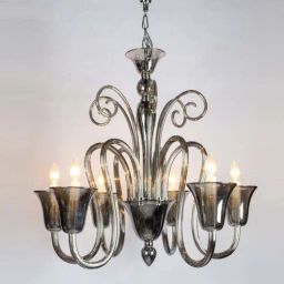 kapoor lampshades Olivia 6 Arms Glass Chandelier-picture-2