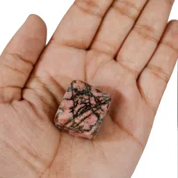 Rhodonite Tumble Stone for Reiki Healing and Crystal Healing Polished Asymmetrical Crystal Stone-image-65