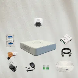Clocite HIKVISION 3K (5MP) 1 Dome Cameras (Color Night Vision+Audio) + 4CH DVR Security Camera-picture-11
