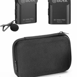 BOYA BY-WM4 Pro K1 Portable 2.4G Wireless Microphone System(One Transmitters + One Receiver) with Hard Case for DSLR Camera Camcor Camera Microphone-15