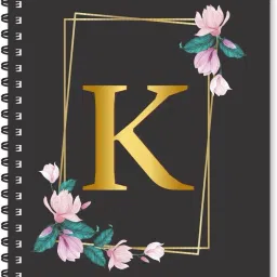 K letter diary (Ruled - A5), K initial Diary, K alphabet diary A5 Diary Ruled 160 Pages-20