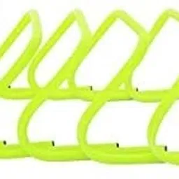 Speed Training and Practice Hurdle Track & Fields 9 inch for Unisex Adult Yellow PVC Speed Hurdles-18