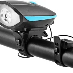 highrider Front Cycle Light Horn, (Blue) USB Rechargeable LED Bell-picture-31