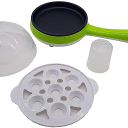 Non-Stick Electric Frying Pan Egg Boiler 2 in 1 Multifuctional Kitchen Cooking Tools for Eggs Egg Cooker-17