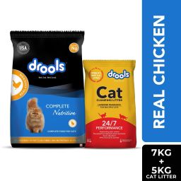 with 5kg Cat Litter and 7kg Real Chicken 12 kg Dry Adult Cat Food-82