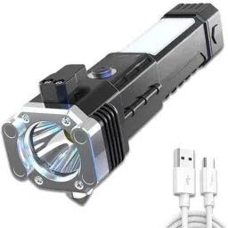 3W TORCH MULTI-FUNCTION CAR SAFETY HAMMER, EMERGENCY LIGHT TORCH Torch-13