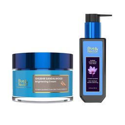 Blue Nectar Shubhr Set of 2 Brightening Cream-50gm & Kumkumadi Face Wash-100ml-18