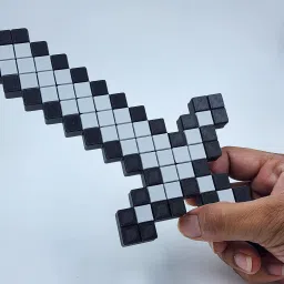 Minecraft Style Pixel Sword Toy | 3D Block Style for Kids & Gamers-image-4