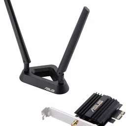 ASUS PCE-AX58BT Wi-Fi 6 Router 2.4 GHz, 5 GHz 2976 Mbps Wifi Speed Dual Band Internal & External Antenna Ethernet (Cable Broadband)-picture-1