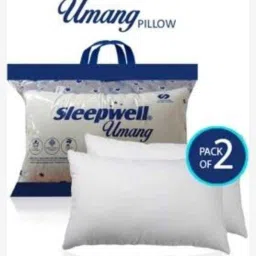 Set | Comfort And Support Microfibre Solid Sleeping Pillow Pack of 2-17