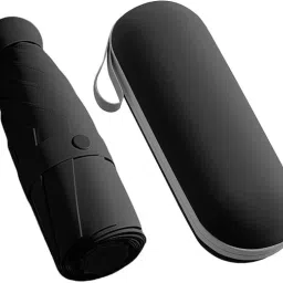 Travel Compact Magic Umbrella with Case 3 Fold Umbrella for UV & Rain Umbrella Umbrella-image-34