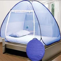 Polyester Kids Washable BLUE machhardani double bed 8x8 machardani king size machardani king size doubl Mosquito Net-2