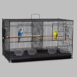 (2 Feet) Black Partition Bird cage for Rabbit,Fenches and Small Hard Crate Pet Crate-image-57