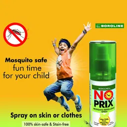 BOROLINE Set of 3 No Prix Mosquito Repellent Spray - 100 ml Each image 3
