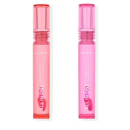 LAMEL 2Pcs Nourishing All In One Tinted Lip Plumping Oil 3ml each - Shade 401 & 402-50