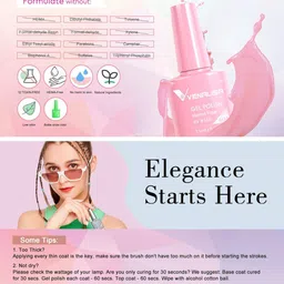 VENALISA Hema Free Soak Off UV LED Nail Gel Polish 7.5ml - 448 image 2