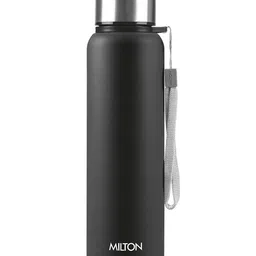 Milton Black Brim 1000 Stainless Steel Water Bottle 875 ml image 1