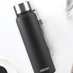 Milton Black Brim 1000 Stainless Steel Water Bottle 875 ml image 5