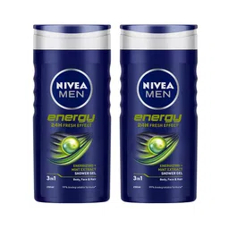 Nivea Men Set of 2 Energy Mint Extract Shower Gel - 250ml Each image 1