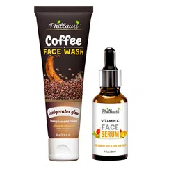 Phillauri Coffee Facewash & Face Serum Combo - 60 ml - 30 ml-26