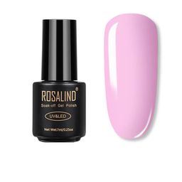 ROSALIND Pink Soak-Off UV Nail Gel Polish - RL-011 7 ml-image-6