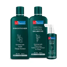 Dr. Batras Combo Of Hair Fall Control Serum 125ml + Conditioner 200ml + Shampoo 200ml-image-78