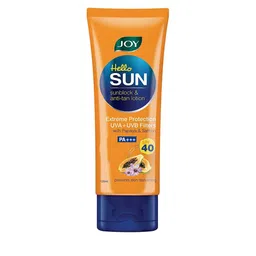 JOY Sunblock & Anti Tan SPF 40 PA+++ Sunscreen with Papaya & Saffron - 120ml-1