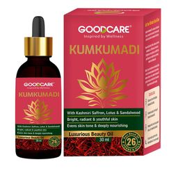 GOODCARE Kumkumadi Face Oil With Kashmiri Saffron & Lotus - 30 ml-image-2