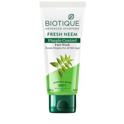 Biotique Fresh Neem Pimple Control Face Wash for Oily Acne Prone Skin - 100ml-13