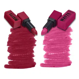 FORFOR Set Of 2 Waterproof Long Last Intense Matte Lipstick 7ml-34