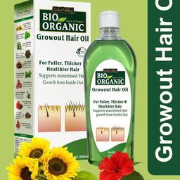 Indus Valley Unisex Bio Organic Growout Hair Oil 500ml-58